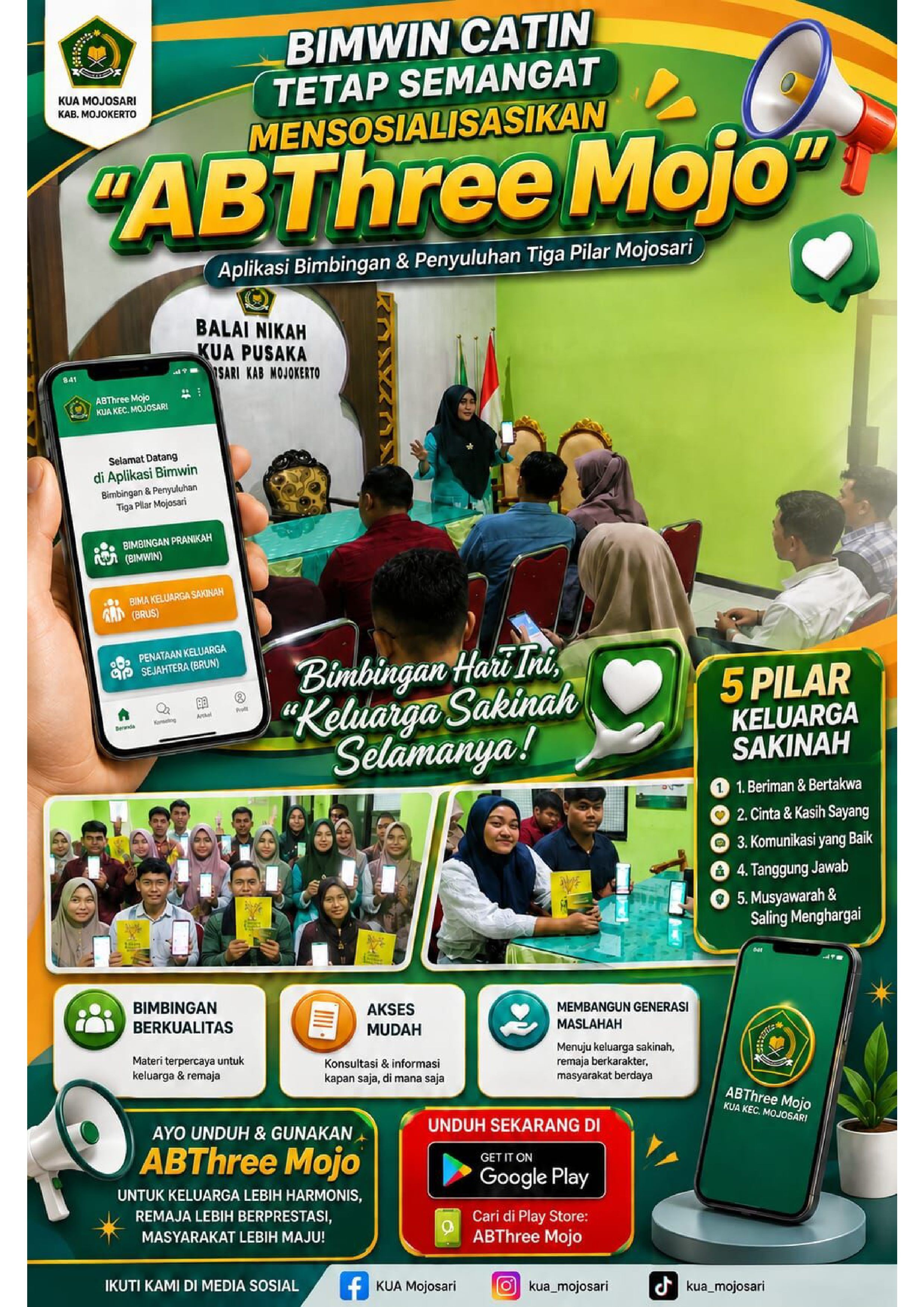 TETAP SEMANGAT MENSOSIALISASIKAN ABThree Mojo!